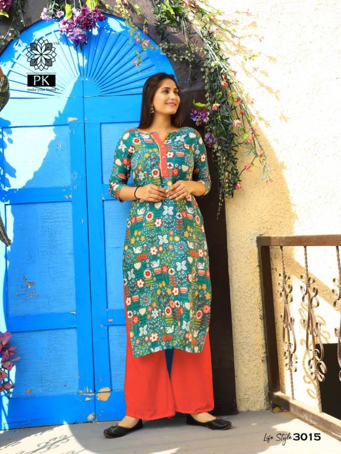 Aradhna Lifestyle 3 Heavy Rayon Casual Wear Kurti Collection